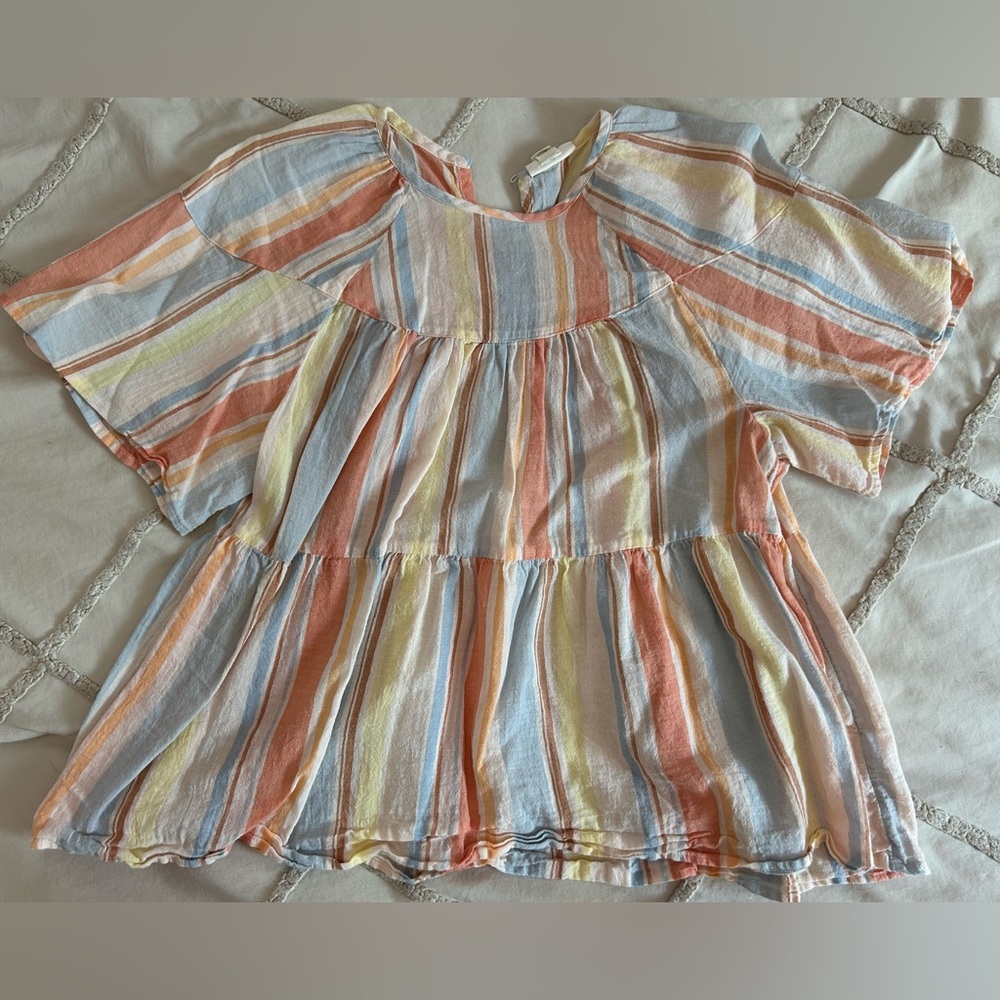 a.n.a Pastel Striped Blouse